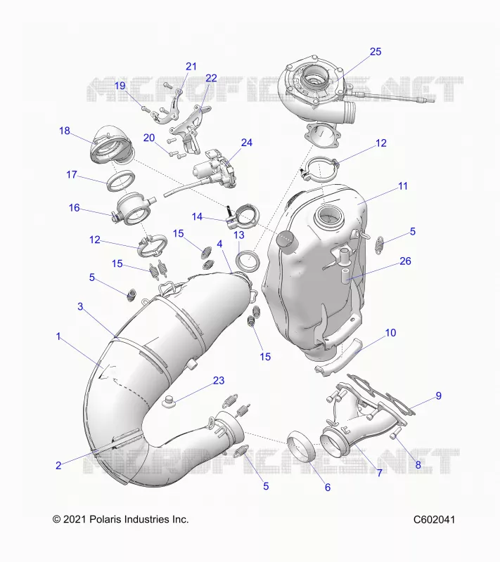 ENGINE, ECHAPPEMENT AND TURBO ASM.