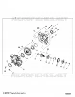 SYSTÃˆME DE TRANSMISSION, REAR GEARCASE INTERNALS