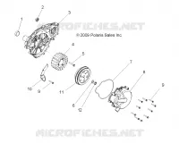 MOTEUR, STATOR and VOLANT MOTEUR