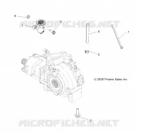SYSTÈME DE TRANSMISSION, SUPPORT PONT, FRONT