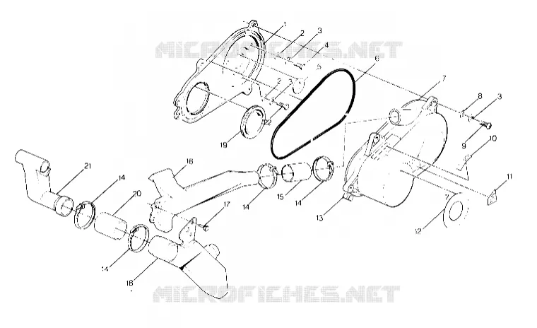 COUVERCLE D'EMBRAYAGE ASSEMBLY (4915951595024A)