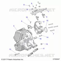 ENGINE, PRISE D'AIR MANIFOLD