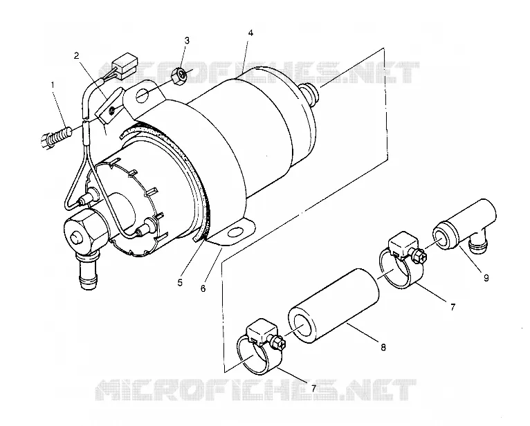 POMPE A CARBURANT  500 EFI 0952774, EFI SKS 0952574,   EFI SKS PT 0952974, and EURO (4929052905D001)