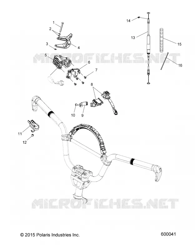 MOTEUR, ACCELERATEUR CONTROL ASM.