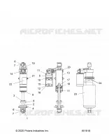 SUSPENSION, AMORTISSEUR AVANT TRACK