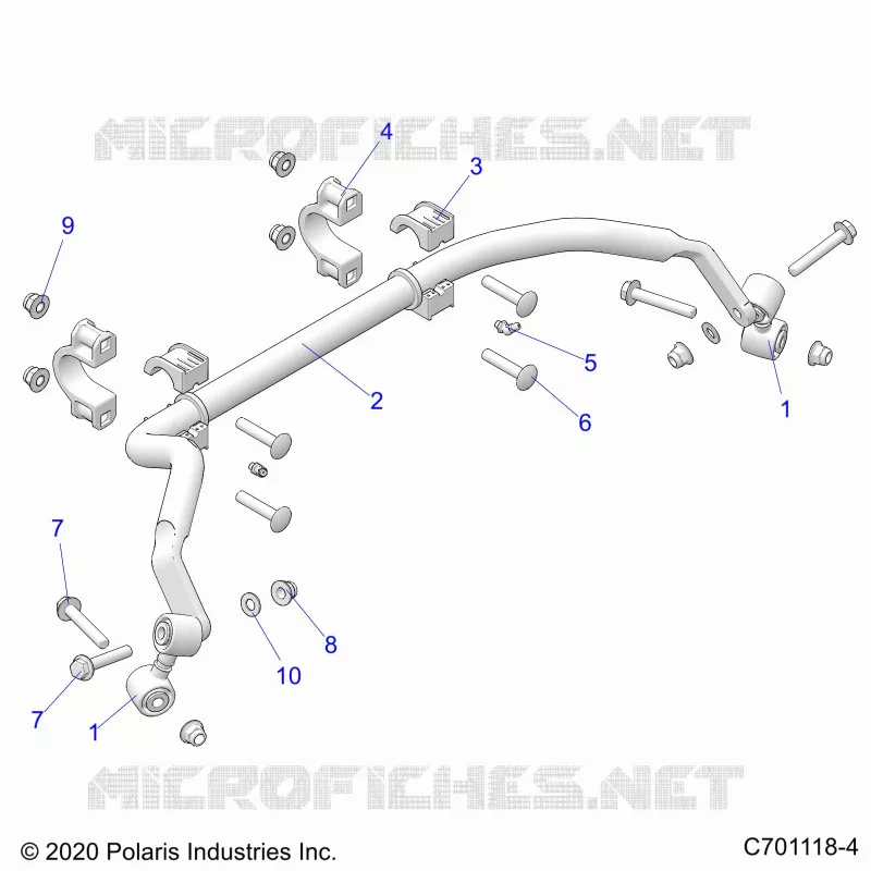 SUSPENSION, REAR BARRE STABILISATRICE