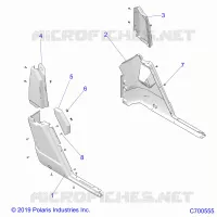 CARROSSERIE ARRIERE FENDERS