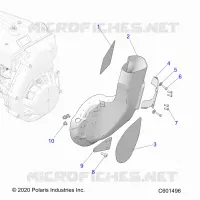 MOTEUR, AIR DUCT, INLET