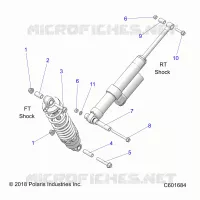 SUSPENSION, SUPPORT AMORTISSEUR , REAR SUSP.