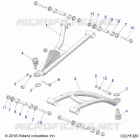 SUSPENSION AVANT A-ARMS