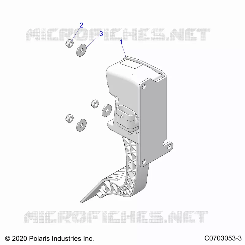 ENGINE, PEDALE D'ACCELERATEUR