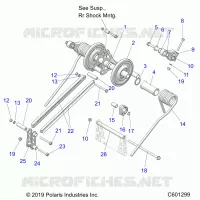 SUSPENSION, BRAS DE SUSPENSION ARRIERE