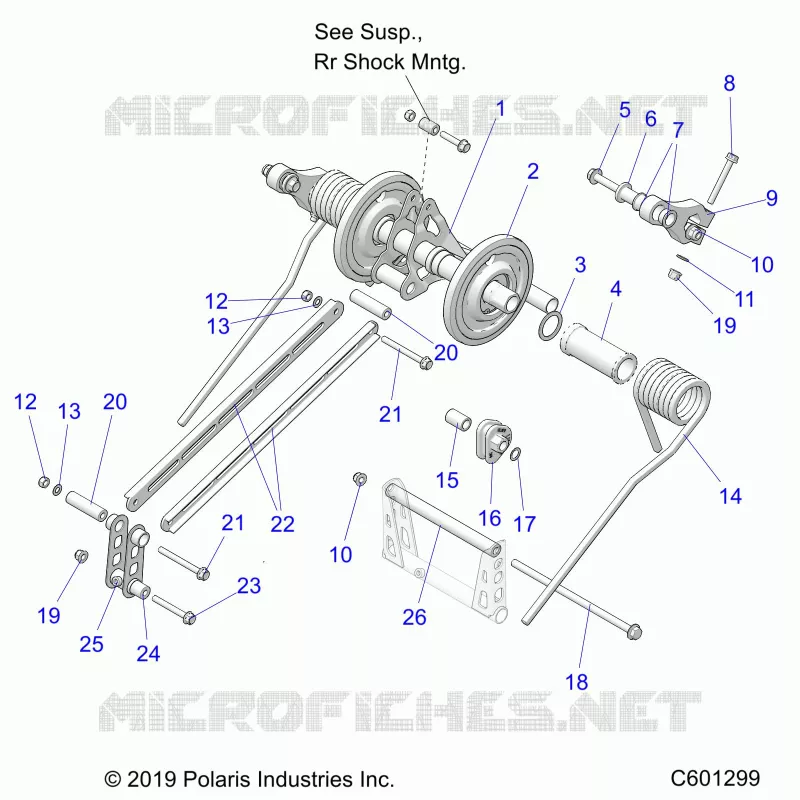 SUSPENSION, BRAS DE SUSPENSION ARRIERE