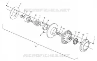 EMBRAYAGE DE TRANSMISSION 600 XCR 0985677 (4943164316C001)