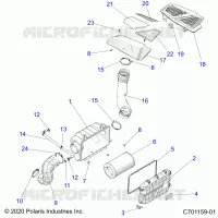 ENGINE, PRISE D'AIR SYSTEM