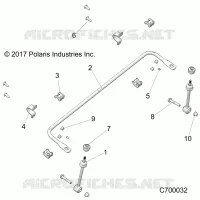 SUSPENSION AVANT STABILIZER BAR- R19RSU99AS/BS (C700032)