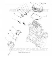 MOTEUR, SUPPORT CORPS DE PAPILLON