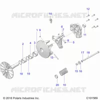 SYSTEME DE TRANSMISSION, PRIMARY CLUTCH