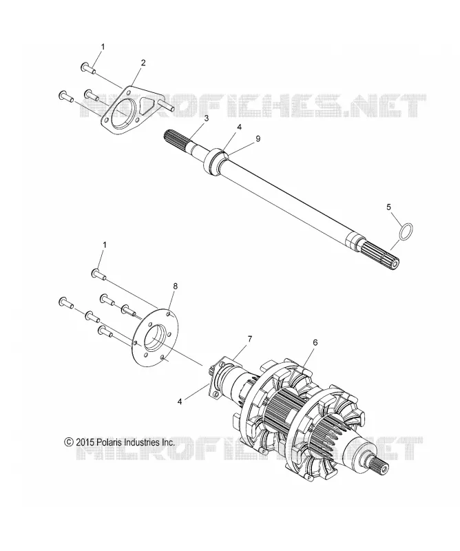 SYSTÈME DE TRANSMISSION, JACKSHAFT AND ARBRE DE TRANSMISSION