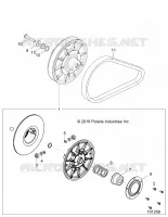 SYSTÈME DE TRANSMISSION, SECONDARY CLUTCH