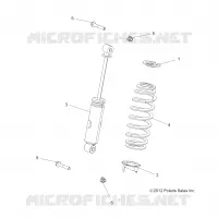 SUSPENSION, AMORTISSEUR AVANT
