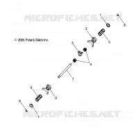 SYSTÈME DE TRANSMISSION, PONT PRINCIPAL FOURCHETTES DE SELECTION