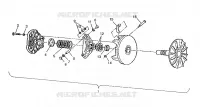 EMBRAYAGE DE TRANSMISSION ASSEMBLY 6X6 400L, SWEDISH S948740 AND  NORWEGIAN N948740 (4926812681031A)
