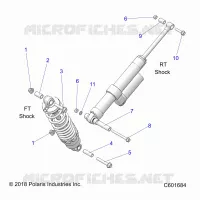 SUSPENSION, SUPPORT AMORTISSEUR , REAR SUSP.
