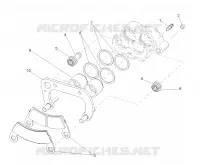 FREIN ARRIERE CALIPER (BUILT 11/5/13 AND AFTER)