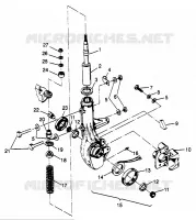 JAMBE DE FORCE AVANT SPORTSMAN 500 W969244 (4936093609B005)