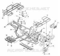 PARE CHOCS / PORTE PAQUET MOUNTING 4X4 350L W938139 (4924052405003A)