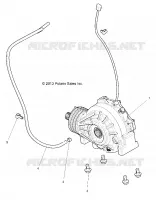 DRIVE TRAIN, FRONT SUPPORT PONT