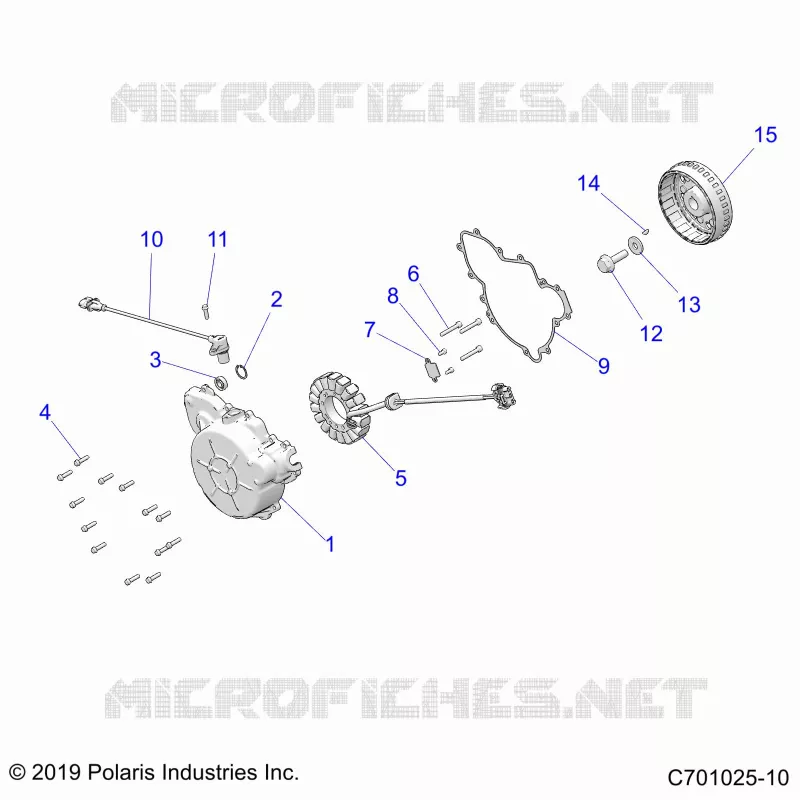 MOTEUR, STATOR AND COVER