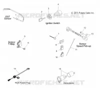 BOUTONS, CAPTEURS and POWER PLUG