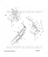 CHASSIS, PROTECTION D'EMBRAYAGE AND FOOTRESTS