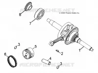 MOTEUR, VILEBREQUIN AND PISTON