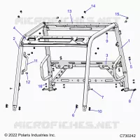 CHASSIS, CAB CADRE