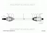 SYSTÃˆME DE TRANSMISSION, FRONT HALF SHAFT