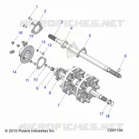 DRIVE TRAIN, JACKSHAFT AND ARBRE DE TRANSMISSION