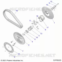 SYSTÃˆME DE TRANSMISSION, SECONDARY CLUTCH