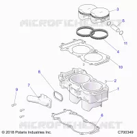 CYLINDRE AND PISTON
