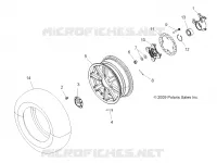 ROUES, FRONT and HUB