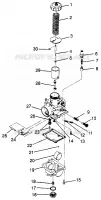 CARBURATEUR (BLAZER) TRAIL BLAZER W97BA25C (4940124012D005)