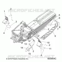 CHASSIS, PROTECTION D'EMBRAYAGE/FOOTRESTS/RUNNING BOARDS