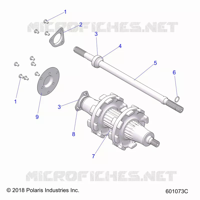DRIVE TRAIN, JACKSHAFT AND ARBRE DE TRANSMISSION