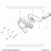 MOTEUR, WATERPUMP IMPELLER AND COVER
