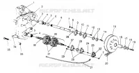 ARBRE DE TRANSMISSION ASSEMBLY WIDETRAK GT 0952061 AND  EUROPEAN WIDETRAK GT E952061 (4928962896B011)