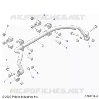 SUSPENSION, REAR BARRE STABILISATRICE