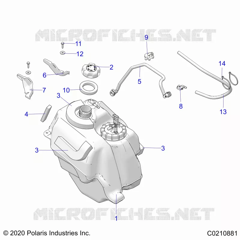 SYSTÃˆME D'ALIMENTATION, FUEL TANK ASM.
