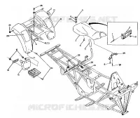 HABITACLE ARRIERE 250 4x6 / W928627 (4922902290002A)